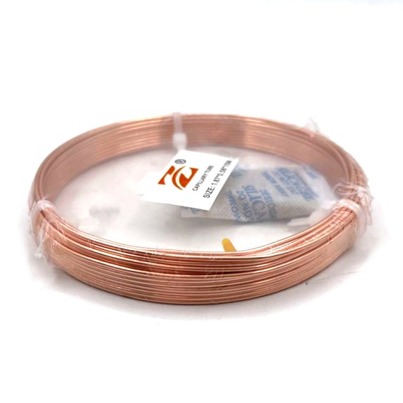Труба капиллярная медная 0,71 х 1,87мм. толщина стенки 0,58мм. (R134, 1 бух., 15м.)