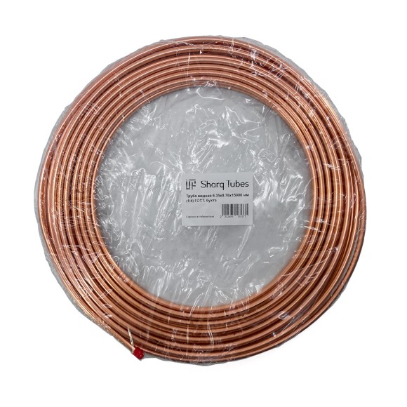 Медная труба 1/4 0,76мм Sharq Tubes бухта 15м Гост Медная труба 1/4 0,76мм Sharq Tubes бухта 15м Гост