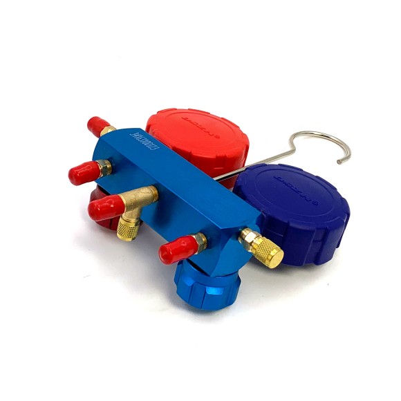 Манометрическая станция CT-236G-R134a(R22,R404,R134,R410) с 3  шлангами 0,9м