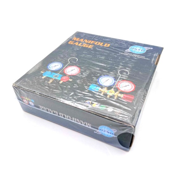 Манометрическая станция DSZH WK-536G-R134a R22/134/404/407/410 стекло без шлангов