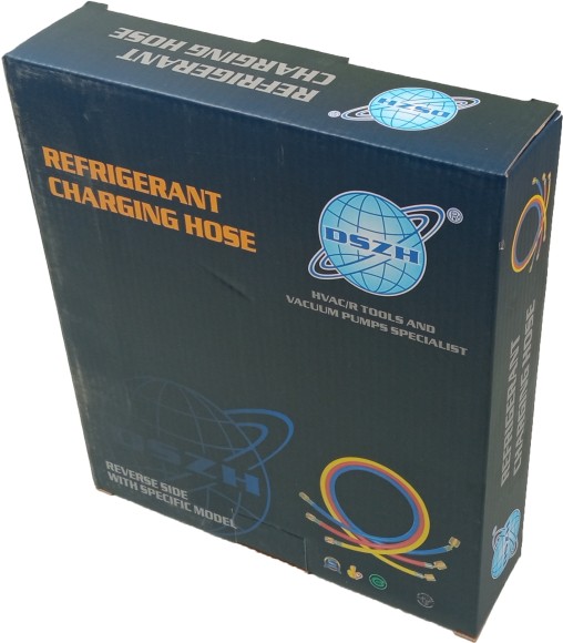 Набор шлангов 3шт 120см, 600PSI (R-134, R-404, R-407) DSZH DS 48600