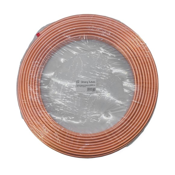 Медная труба 3/8 0,81мм Sharq Tubes бухта 50м Гост
