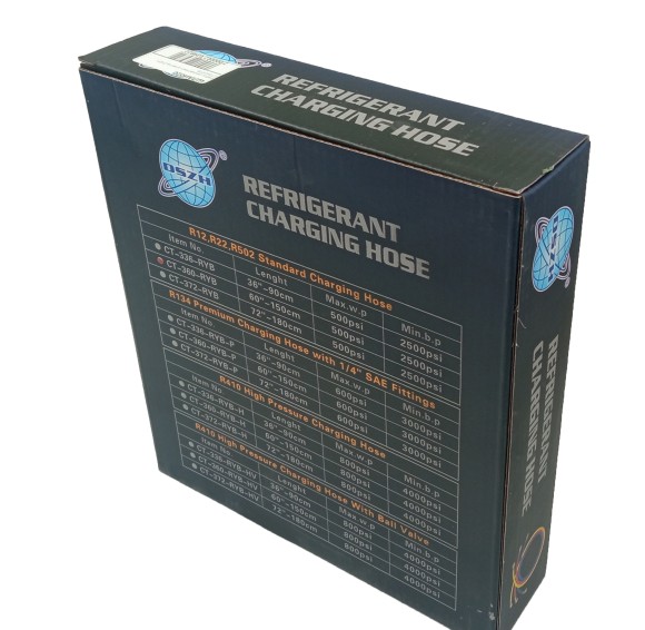 Набор шлангов 3шт 150см, 500PSI (R22, R404, R134, R410) DSZH CT360-RYB