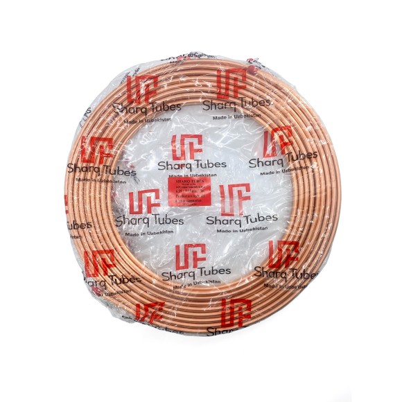 Медная труба 1/4, 0,55мм, Узб., бухта 15м