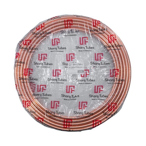 Медная труба 1/2 0,81мм Sharq Tubes бухта 15м