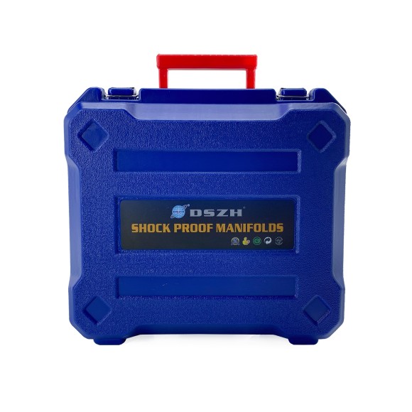 Манометрический коллектор в кейсе R134a 1.5м стекло DSZH WK-P6001S QC19H/19L