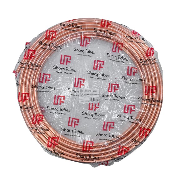 Медная труба 1/2 0,71мм Sharq Tubes бухта 15м