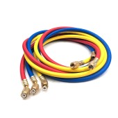 Шланг заправочный 1.8м 1/4" 600-3000Psi CT-372-RYB-P комплект 3шт Шланг заправочный 1.8м 1/4" 600-3000Psi CT-372-RYB-P комплект 3шт