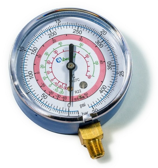 Мановакуумметр 80 мм. (R22; R407C; R410A) Becool BCOL-N