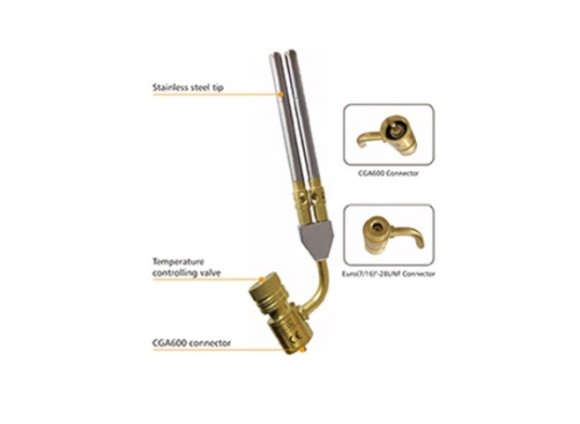 Газовая горелка HT-2 (HT-1D1, T-2В, JH27D) с двумя соплами
