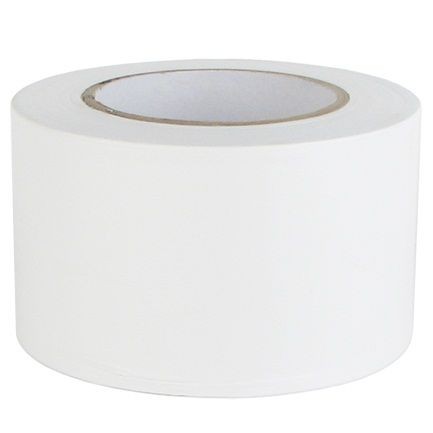 Лента ПВХ безклеевая белая, 72мм x 80м