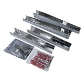 Кронштейн для монтажа кондиционера 370x460 AISI430 ,  разборный ,  нержавейка с комплектом крепежа.