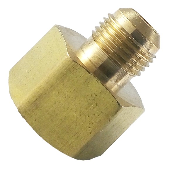 Штуцер переходной DJ - M 3/8 - (F 1/2 - трубная резьба) без конуса