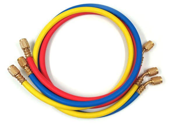 Набор шлангов 3шт 90см, 600PSI (R-134, R-404, R-407) DSZH DS 36600