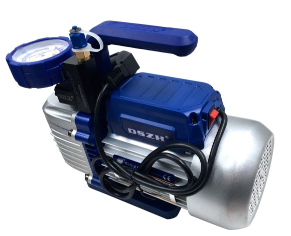 Вакуумный насос с манометром DSZH WK-125SV, 70 л/мин