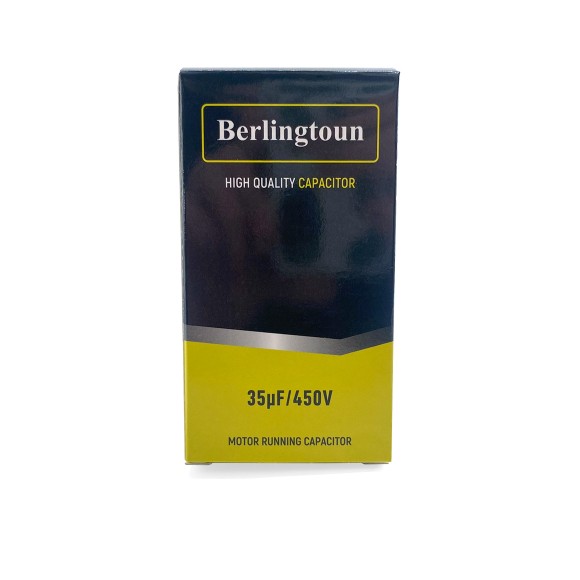 Конденсатор 35 мкф CBB65 2x4 450V металл Berlingtoun