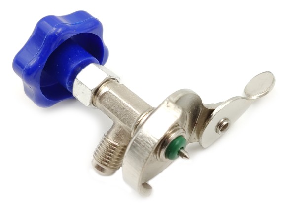 Вентиль проколка CH-340 R12, 134 1кг универсальная с зажимом