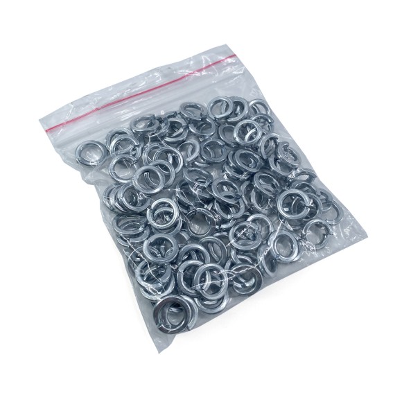 Шайба гроверная М8 DIN127 (комплект 100 шт)