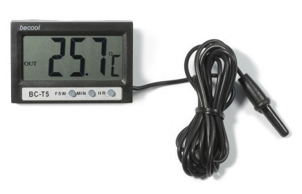 Электронный минитермометр Becool BC-T5 (от -50°С до 70°С, разрешение 0,1°С)