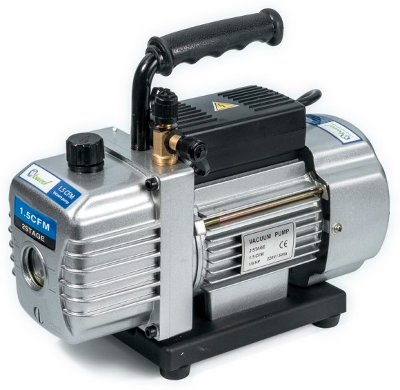 Насос вакуумный двухступенчатый, 43 л/мин Becool BC-VP-215, спец. масло для насоса в комплекте